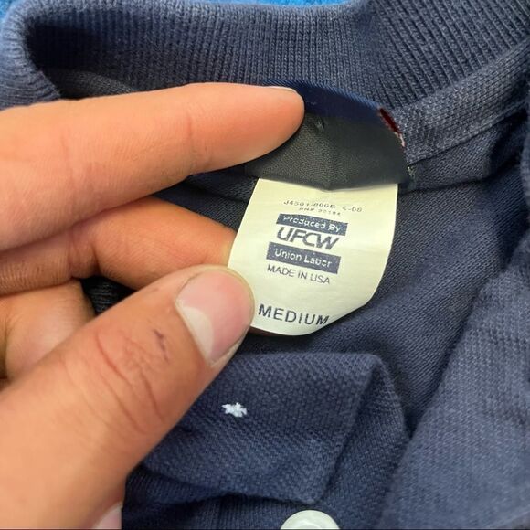 King Louie UCFW For Obama USA 🇺🇸 Union Made Polo (M) - Picture 5 of 7